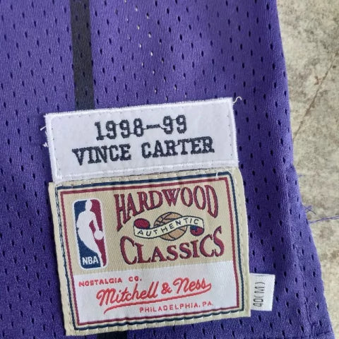 Regata NBA Toronto Raptors Retrô 1998-1999 Mitchell & Ness Authentic Carter 15 - Azul