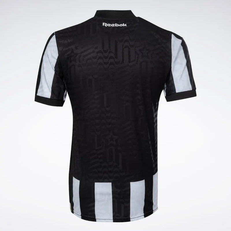 Camisa Botafogo Home 23/24 s/n° Torcedor Reebok Masculina - Branca e Preta