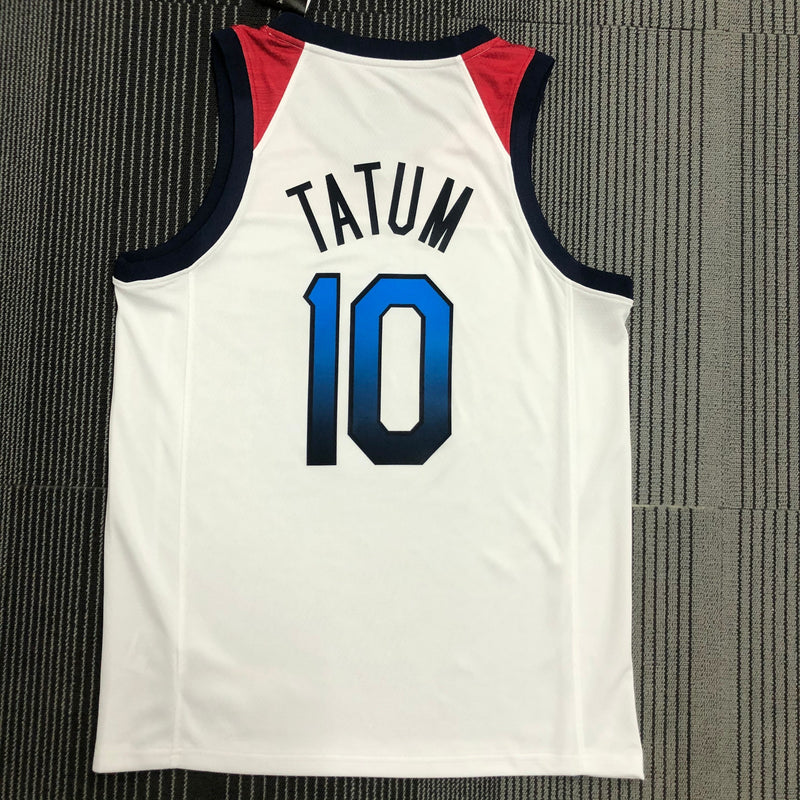 Regata Seleção Americana de Basquete Branca Tatum 10
