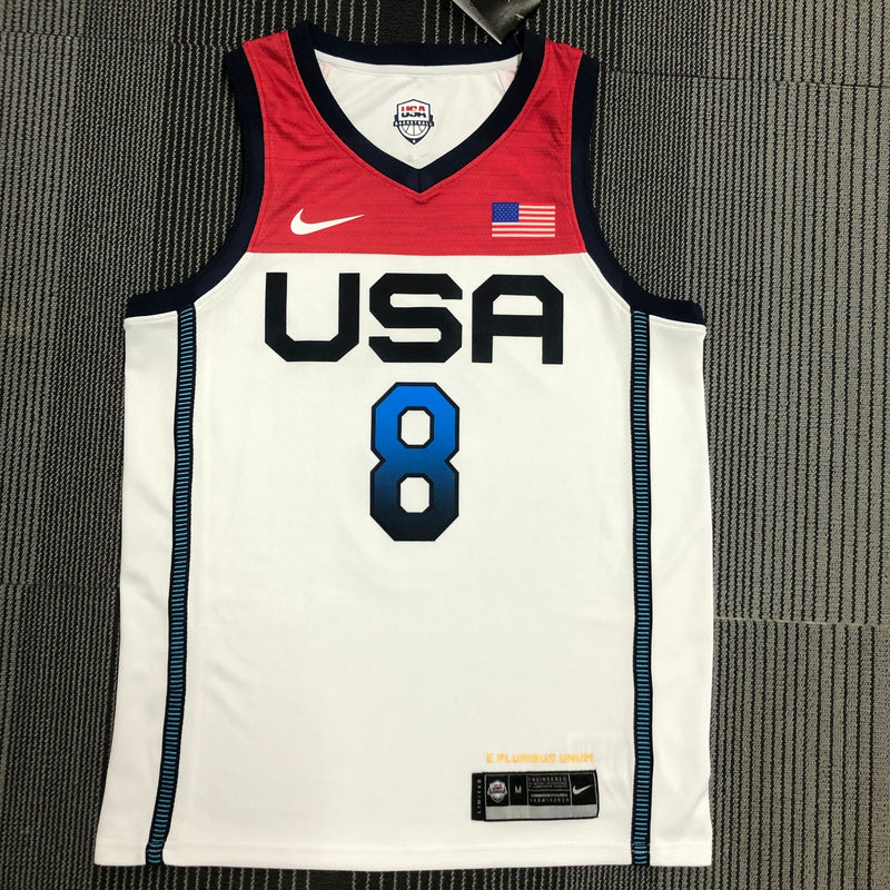 Regata Seleção Americana de Basquete Branca Middleton 8