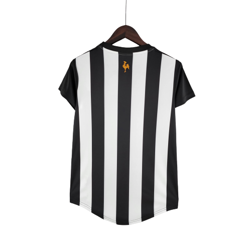 Camisa Feminina Atlético Mineiro I 22/23 Adidas - Preto e Branco