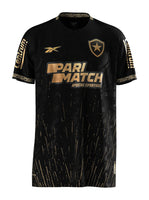 Camisa Botafogo Away 2024/25 s/n Torcedor Rebook Masculino - Preta e Dourada