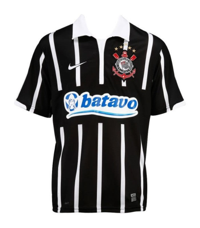 Camisa Corinthians Away 09/10 s/n° Torcedor Nike Masculina - Preta
