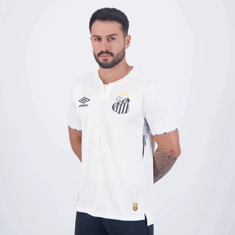 Camisa Santos Home 24/25 Torcedor Umbro - Branca
