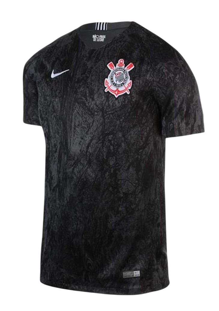 Camisa Corinthians Away 18/19 s/n° Torcedor Nike Masculina - Preta