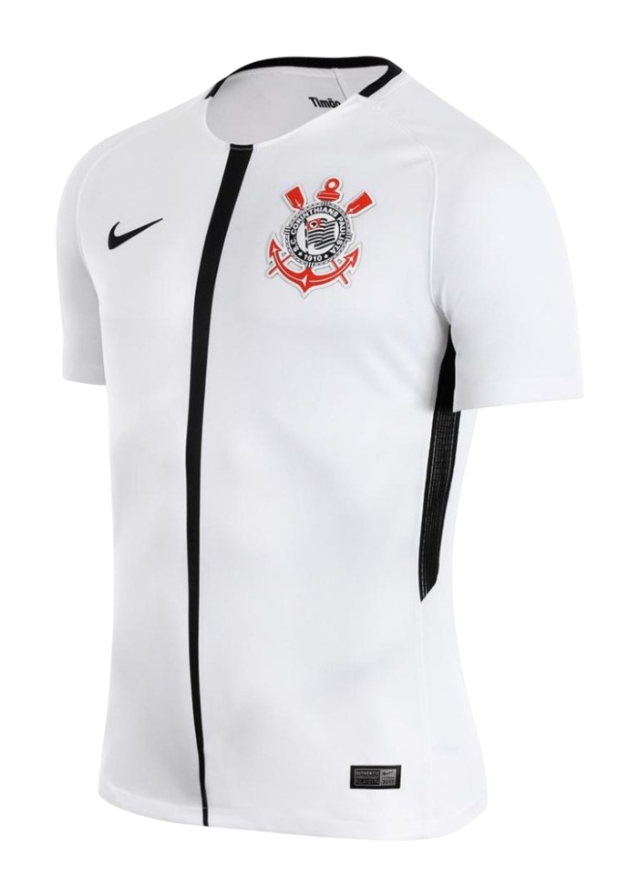 Camisa Corinthians Home 17/18 s/n° Torcedor Nike Masculina - Branca