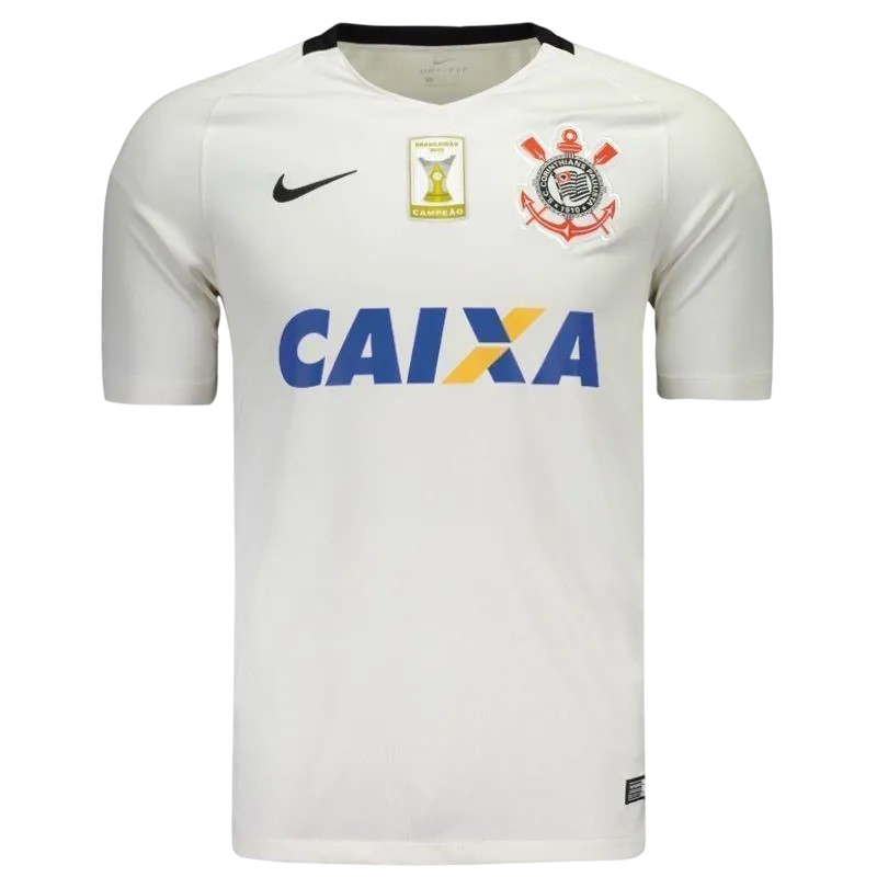 Camisa Corinthians Home 16/18 s/n° Torcedor Nike Masculina - Branca