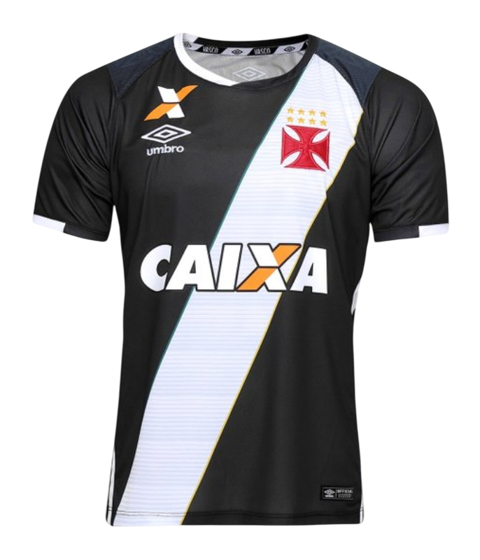 Camisa CR Vasco da Gama Home 16/17 s/n° Torcedor Umbro Masculina - Preta