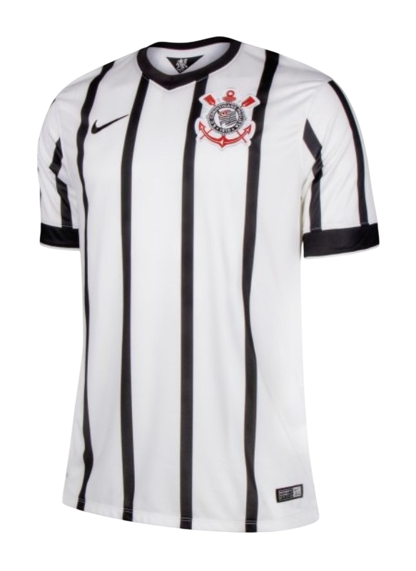 Camisa Corinthians Home 14/15 s/n° Torcedor Nike Masculina - Branca