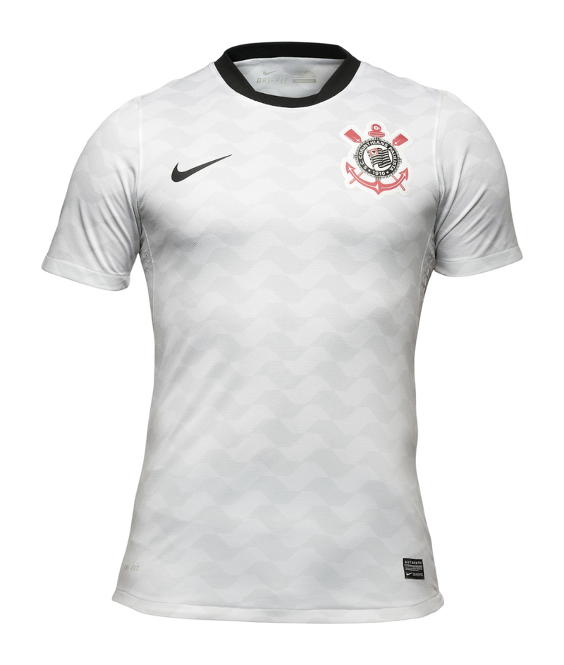 Camisa Corinthians Home 12/13 s/n° Torcedor Nike Masculina - Branca