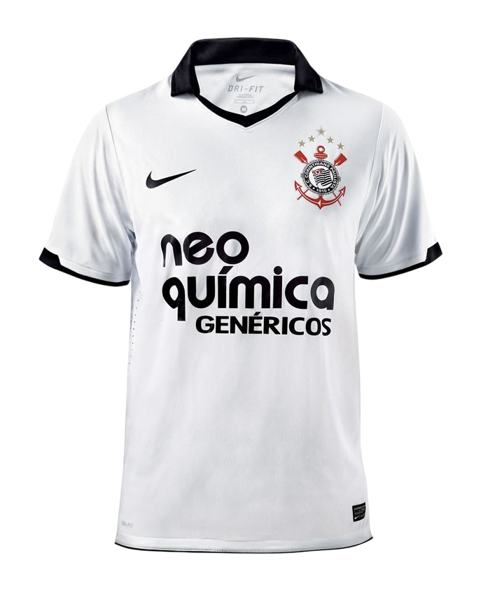 Camisa Corinthians Home 11/12 s/n° Torcedor Nike Masculina - Branca