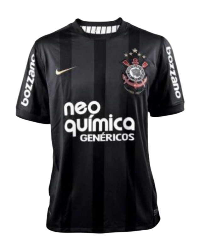 Camisa Corinthians Away 10/11 s/n° Torcedor Nike Masculina - Preta