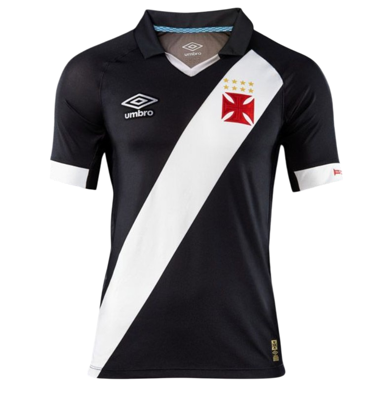 Camisa CR Vasco da Gama Home 15/16 s/n° Torcedor Umbro Masculina - Preta