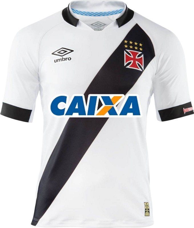 Camisa CR Vasco da Gama Away 15/16 s/n° Torcedor Umbro Masculina - Branca