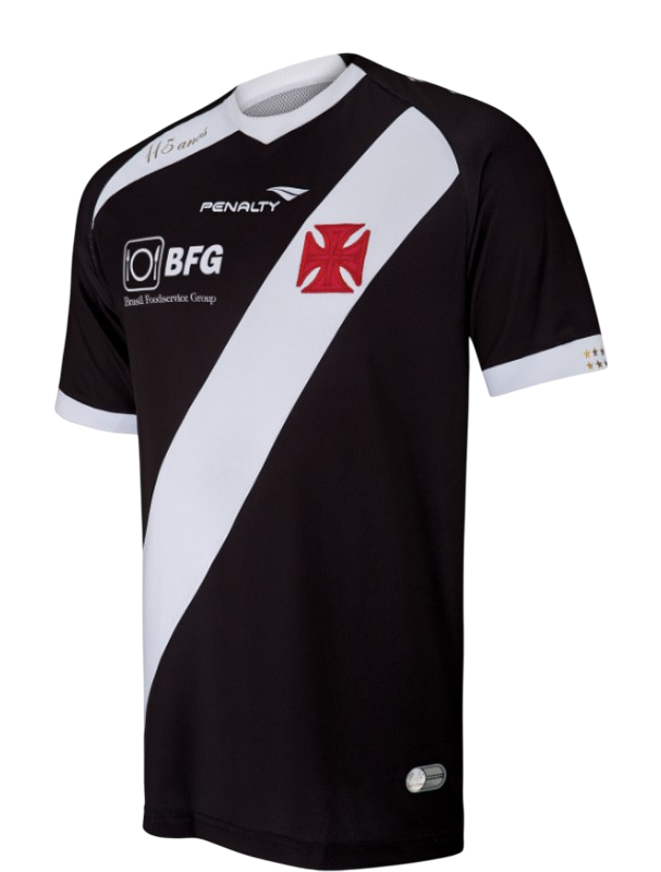 Camisa CR Vasco da Gama Home 13/14 s/n° Torcedor Umbro Masculina - Preta